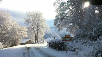 JALEYRAC sous la neige novembre 2017