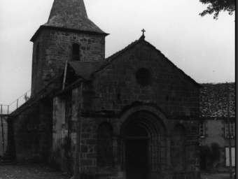 Clocher de Jaleyrac en 1976-photo A. Muzac-ADC